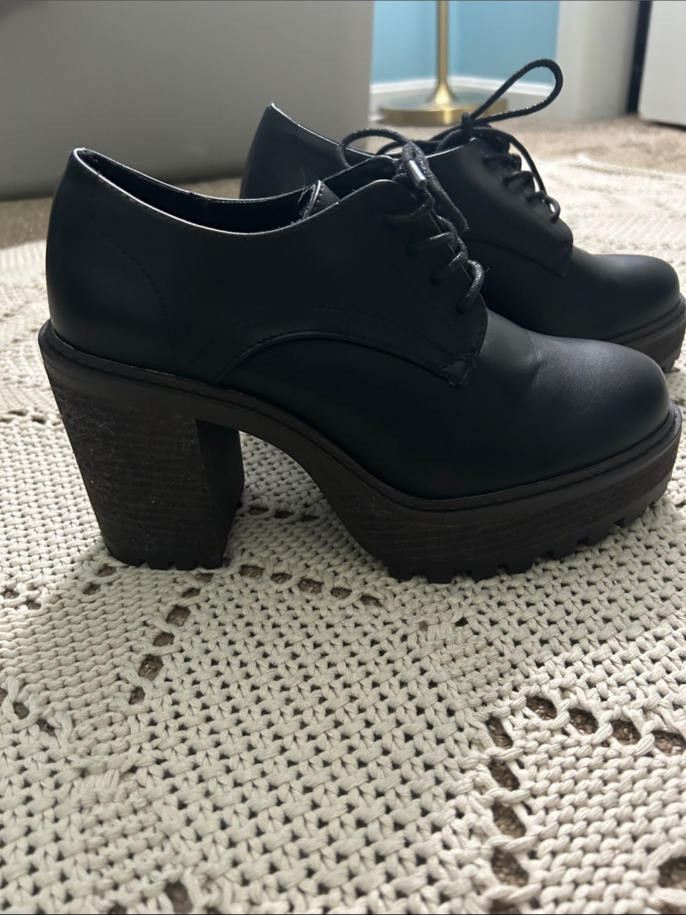 Torrid Platform Tie Shoes Sz 9WW